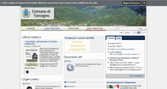 Desktop Screenshot of comune.torcegno.tn.it